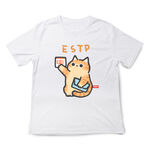 MBTI貓咪 ESTP-企業家 印花短袖, , large