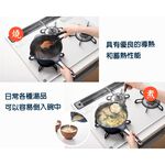 日本Arnest  Bellfina鑽石超輕量雙口深型不沾炒鍋20cm-海軍藍(不沾鍋 適用瓦斯爐), , large