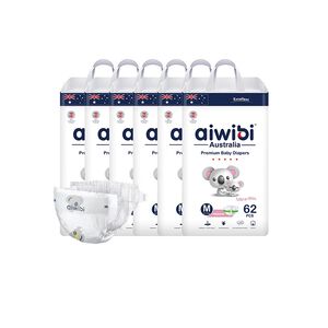 Aiwibi 愛薇彼 零觸感瞬吸紙尿褲 S-XL(6包裝) 黏貼型
