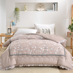 【Betrise】Autumn pine forest | Washable/machine washable Korean retro soft cotton silver ion anti-bacterial anti-bacterial feather velvet warm winter quilt - large size 180x210cm, , large