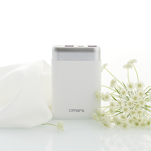 omars Colorful Power Bank-White