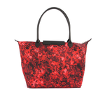 LONGCHAMP Le Pliage Neo 號長把迷彩厚款尼龍肩背包/紅色迷彩, , large