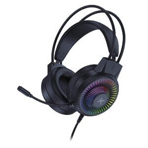 KTnet GM1000 全罩式電競LED耳機麥克風 4極插 + 3.5x2 靜態RGB燈光 沉浸式耳罩