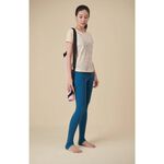 YOGA FLOW Burn Out T shirt - 極簡圓領燒花罩衫 - 茱萸粉 Salmon, , large