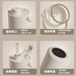 【A&R】316不鏽鋼陶瓷款保溫保冷水杯附吸管 730ML - 珊瑚粉, , large
