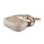 COACH Mini Nolita 手提包造型吊飾/鑰匙圈/淺卡其/白色, , large