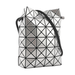 ISSEY MIYAKE BAO BAO WRING 亮面抽繩水桶包/銀色, , large