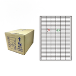 【鶴屋】A4電腦標籤 9x33mm 直角 198格 1000張入 / 箱(L0933 LX), , large