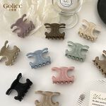 【Gulicc 】古莉可 髮夾 美拉德色系凱旋門雙C抓夾, , large