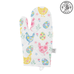 【SOLO Vintage】Country Chicken Kitchen Insulation Gloves 100% Cotton Made in Turkey, , large