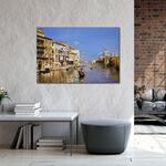 【御畫房】威尼斯之三 國家一級畫師手繪油畫60×90cm(VF-18), , large