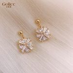 【Gulicc 】古莉可 耳環 輕奢鋯石耳環, , large