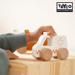 官方直營【Tryco】木質小車-救護車(同款任選購買2個以上出貨), , large
