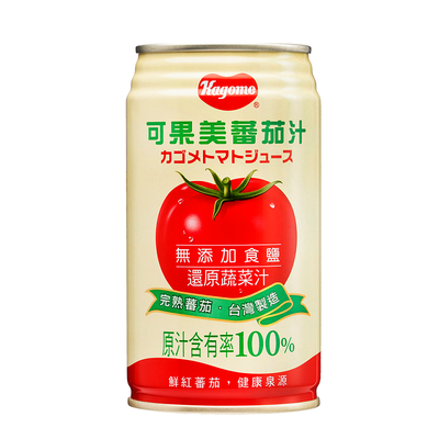 可果美蕃茄汁(無添加食鹽)340ml