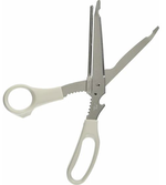 Multifunctional kitchen scissors (white), , large