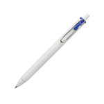 【龍品文創】 三菱 UNI-BALL UMNS-38 ONE 超細自動鋼珠筆 白桿 藍色 0.38mm, , large