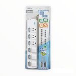 3P 6 switch 6 outlet power strip, , large
