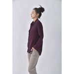 (L) uniqlo簡約紫色襯衫上衣二手衣, , large
