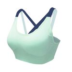 【AREXSPORT】AS-7360 運動內衣 瑜珈內衣 健身內衣 少女內衣 撞色後交叉運動內衣（可抽胸墊）學生內衣, , large