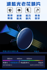 MR.TECH 米特克 抗UV400濾藍光時尚男女中性老花眼鏡大框手機眼鏡(經典中性超輕無框 YSL-0603) 250度, , large