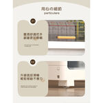 【AOTTO】40面寬翻蓋附輪五層收納櫃(AC-085BK), , large