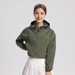 [DZRZVD杜戛地]251320女款短版連帽防曬外套~絕佳觸感 頂級機能布料 YKK拉鍊 連帽遮陽 輕薄透氣 防曬抗UV, , large