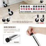 【KIWISH】35X20X90H 黑色三層架 收納架 展示架 鐵力士架 波浪架 架子 桌上置物架 鐵架 層架, , large