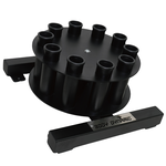 【德旺健身器材】旋轉立式槓鈴架 (10孔), , large