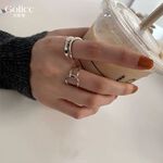 【Gulicc】古莉可 戒指 寬版設計時尚個性雙戒組, , large
