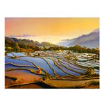 【御畫房】梯田風光 國家一級畫師手繪油畫60×80cm(VF-166), , large