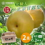[Home Shopping Network Strictly Selected] Bigger than your face 30A authentic Ganlu pear 4 pounds x 2 boxes (2 pieces/box), , large