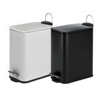 【H&R安室家】5L簡約窄型隙縫腳踏式垃圾桶PBL102, , large