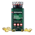 挪威北極熊三倍濃縮 Omega-3 魚油膠囊二瓶, , large