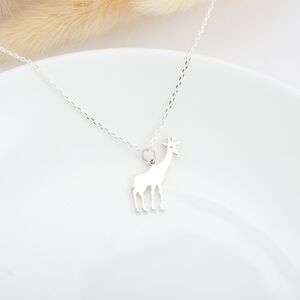 【Angel & Me】可愛 長頸鹿 Giraffe s925 純銀 項鍊 生日 情人節 聖誕節 禮物