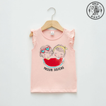 【SOLO歐洲家居】LCW 西瓜愛心 兩件組 純棉 女寶 嬰兒服 女孩童裝 寶寶上衣 短袖 T恤 土耳其製造 9-12月, , large