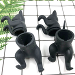 Attention Cat Lovers! Purrtea Cat Black Cat Tea Infuser&mdash;holds tea bags or loose leaf tea. Made of food-grade silicone, perfect for brewing tea. Great as a gift or for gift exchanges., , large