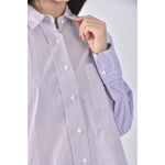 (S) uniqlo棉質純棉紫色襯衫上衣二手衣, , large