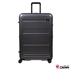 【CROWN皇冠】C-F1783 29吋拉鍊箱-珠光鐵灰