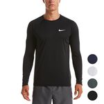 NIKE Essential 成人男性長袖防曬衣 長袖上衣 抗UV UPF 40+ DRI-FIT NESSA587, , large