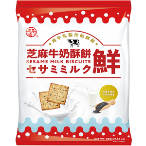 中祥鮮芝麻牛奶酥餅量販