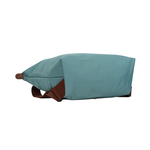 LONGCHAMP Le Pliage Original M 再生帆布中型折疊後背包/尤加利色, , large