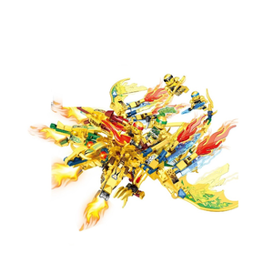 [積木共和國] 【LY 樂宜】LY68092 忍者黃金版一套4款販售(益智拼裝積木)