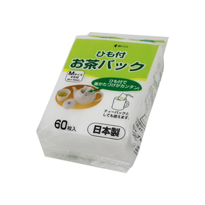 日本製附拉繩茶包袋-60枚入x6包