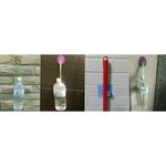 [熊好貼國際]長壓克力平台架置物架(特價）免運 粗糙紋路牆面(超黏貼)可貼 無痕掛勾 掛鉤 浴室平台 舒適家舒適你家, , large