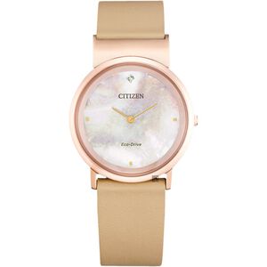 CITIZEN 星辰 L系列鈦金屬光動能女錶-31mm EG7073-16Y
