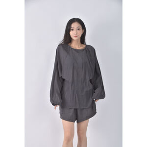 (S) 素面灰色套裝二手衣