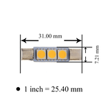 [PA LED] Mazda 3 6 CX3 CX5 保險絲型 3晶 SMD LED 化妝燈 白光 29MM, , large