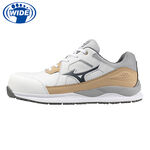 MIZUNO PRIME FIT HW Ⅱ 11L 防護鞋 白 3E楦 高級舒適 柔軟回彈 F1GA247101, , large