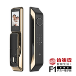 【TEW台熱牌】智能8合1推拉式電子鎖/門鎖(F1)(掌靜脈/人臉/指紋/密碼/卡片/鑰匙/APP遠端開門/雙向通話)(附基本安裝), , large