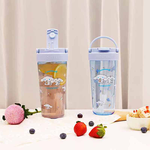 Tritan Tumbler Cup With Straw, , large